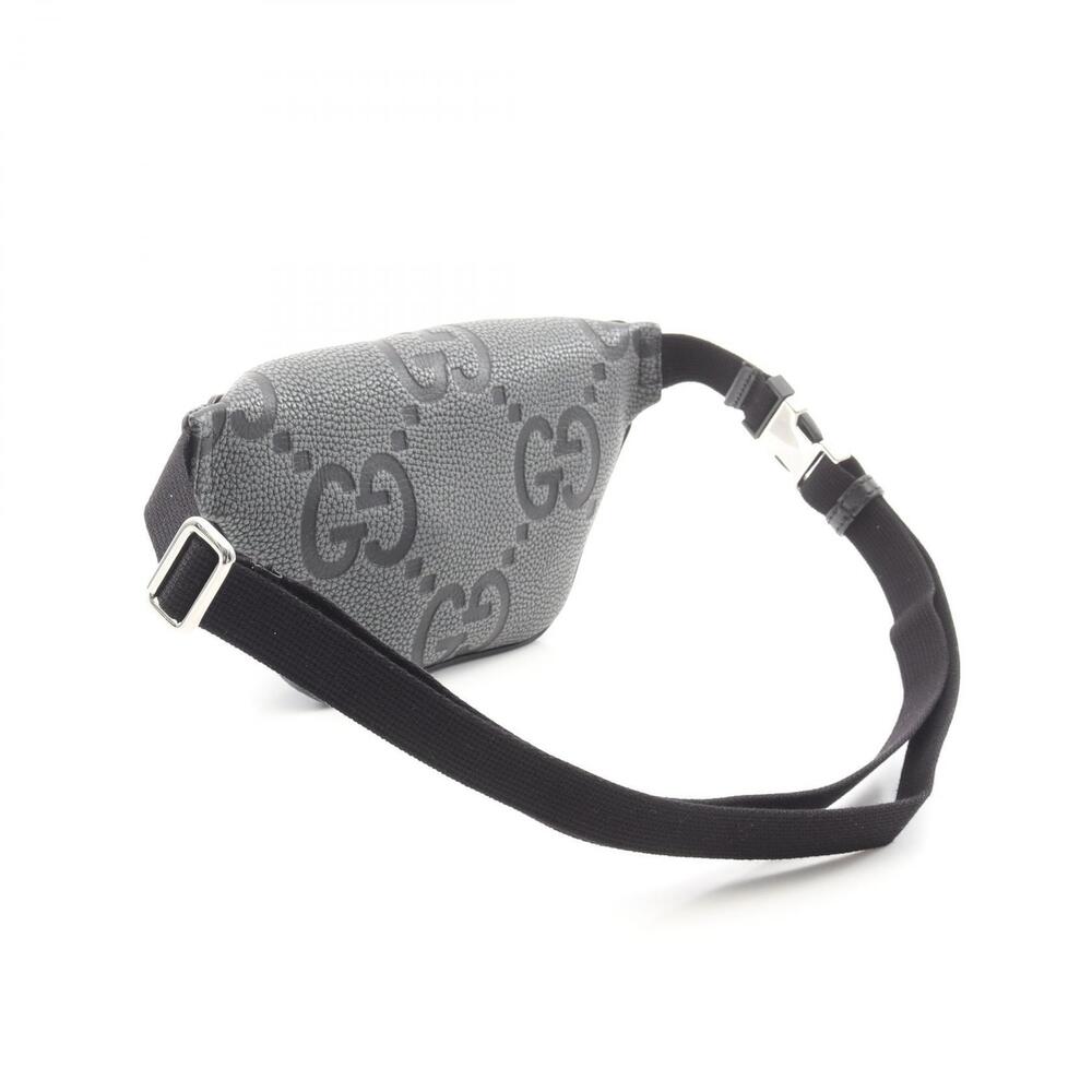Gucci Jumbo GG Waist Bag Black Leather - Picture 2 of 4